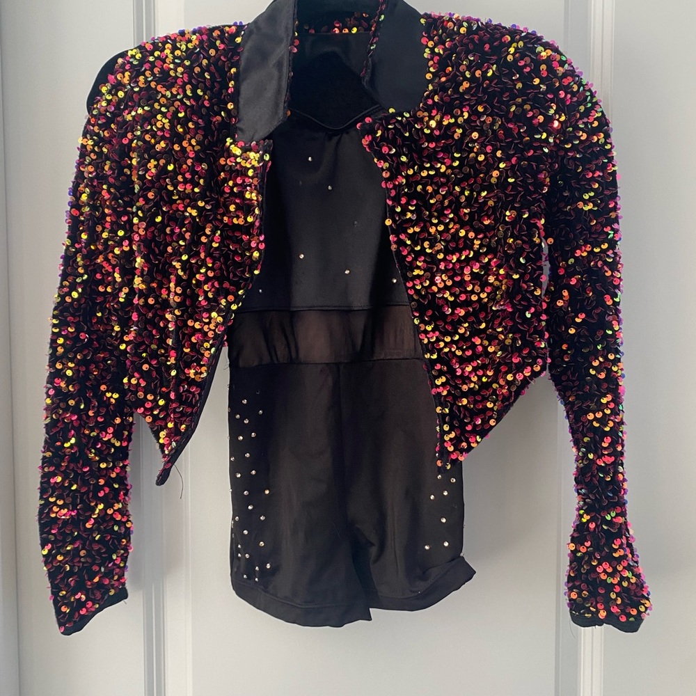 Two piece dance costume